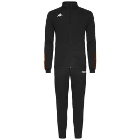 KAPPA4FOOTBALL SALCITO - Sport Suits - TRACKSUIT - Man - BLACK-ORANGE