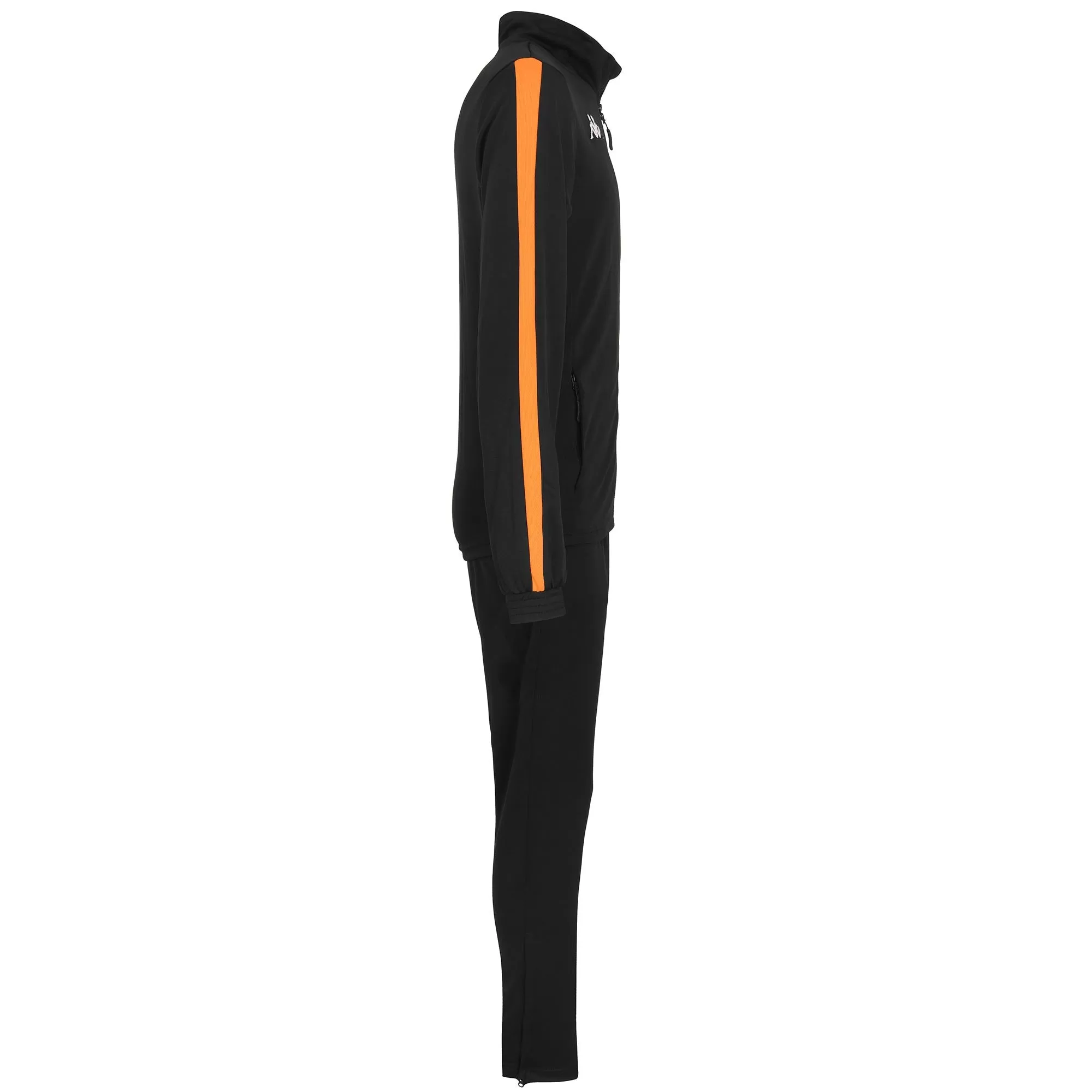 KAPPA4FOOTBALL SALCITO - Sport Suits - TRACKSUIT - Man - BLACK-ORANGE