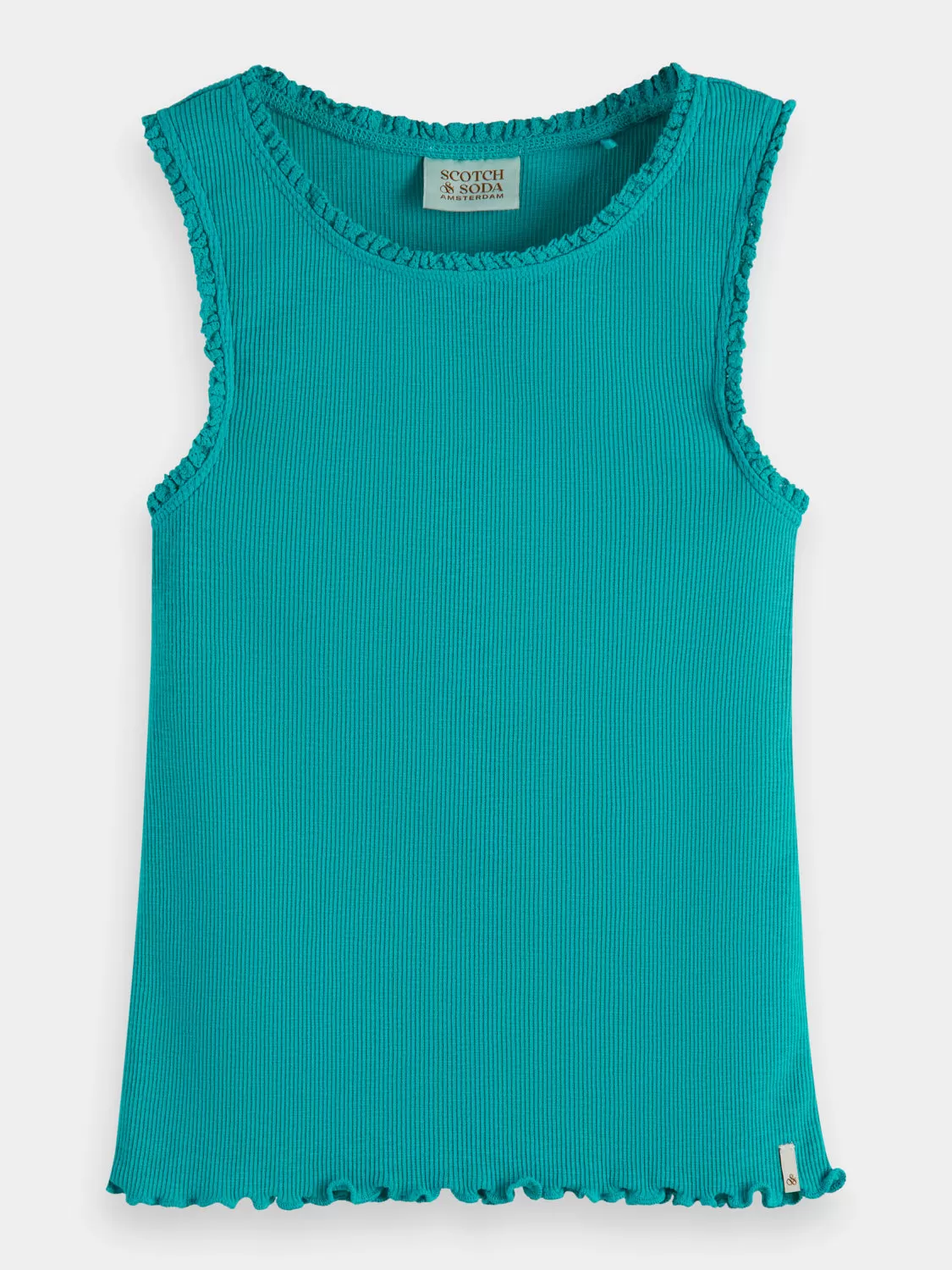 Kids - Fitted ribbed tank top