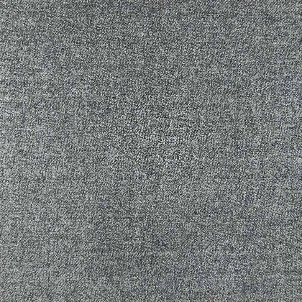 Light Grey Plain Weave Flannel With Comfort Stretch