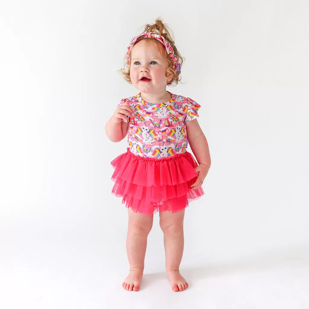 Lisa Frank® Angel Kitty™ Tulle Bodysuit Dress