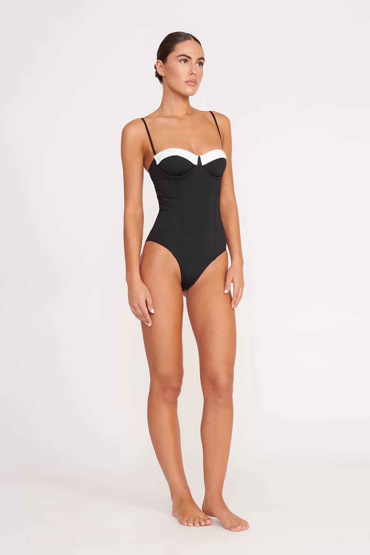 MAEVE ONE PIECE | BLACK WHITE