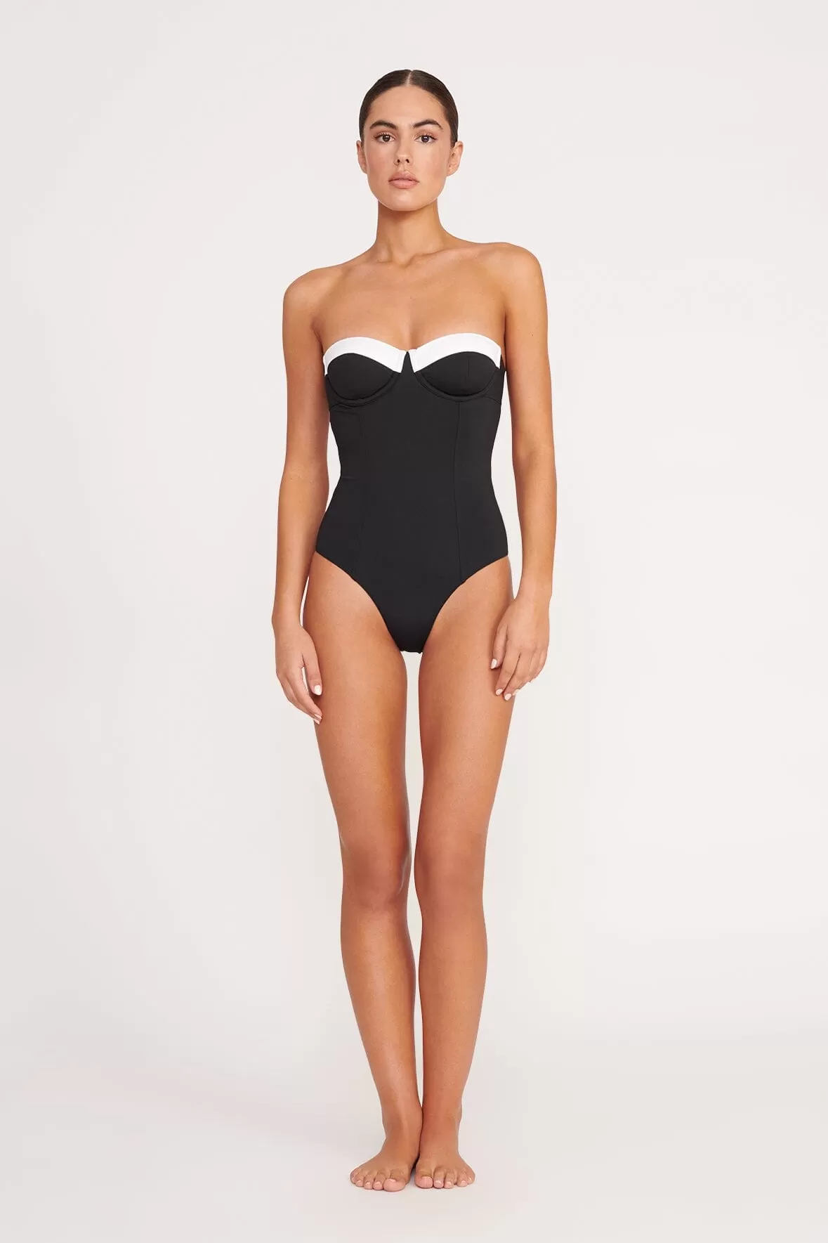 MAEVE ONE PIECE | BLACK WHITE