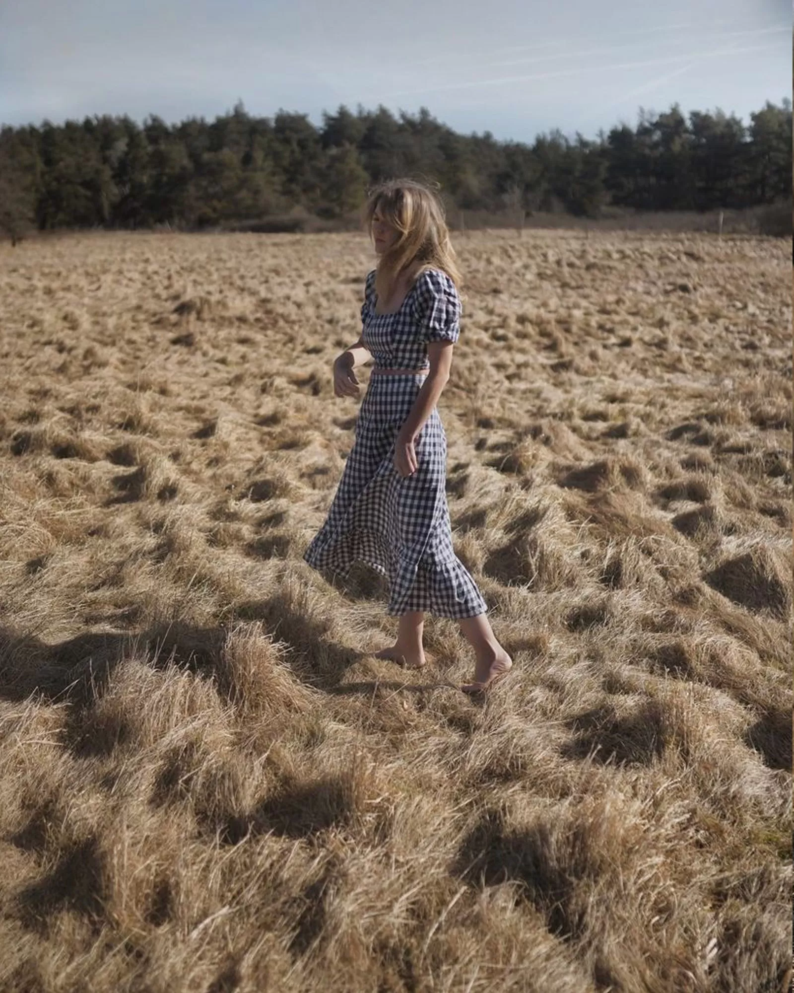 Mallee Gingham Crop Top