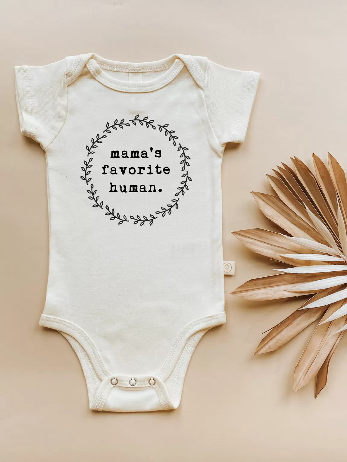 Mama's Favorite Human - Organic Cotton Bodysuit