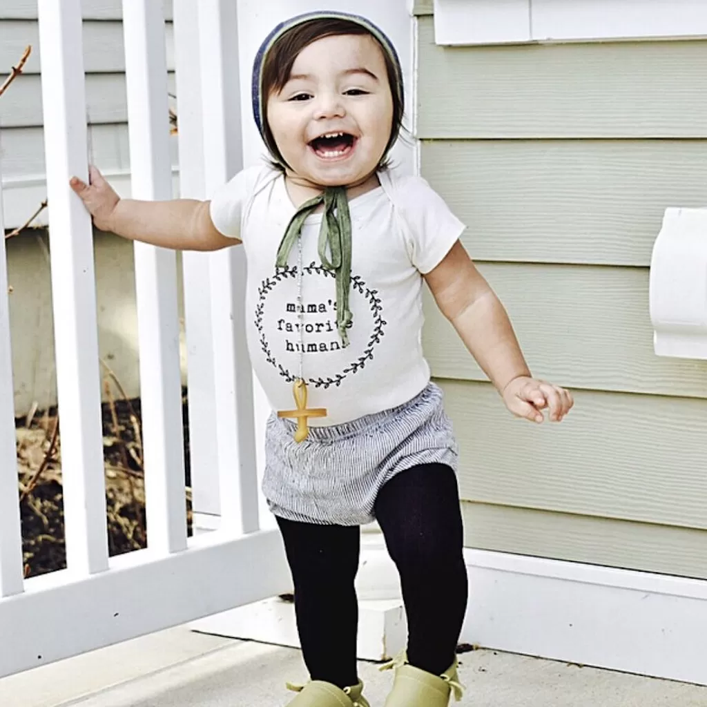 Mama's Favorite Human - Organic Cotton Bodysuit