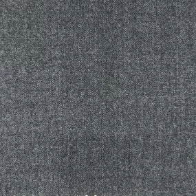 Medium Grey Plain Weave Flannel With Comfort Stretch