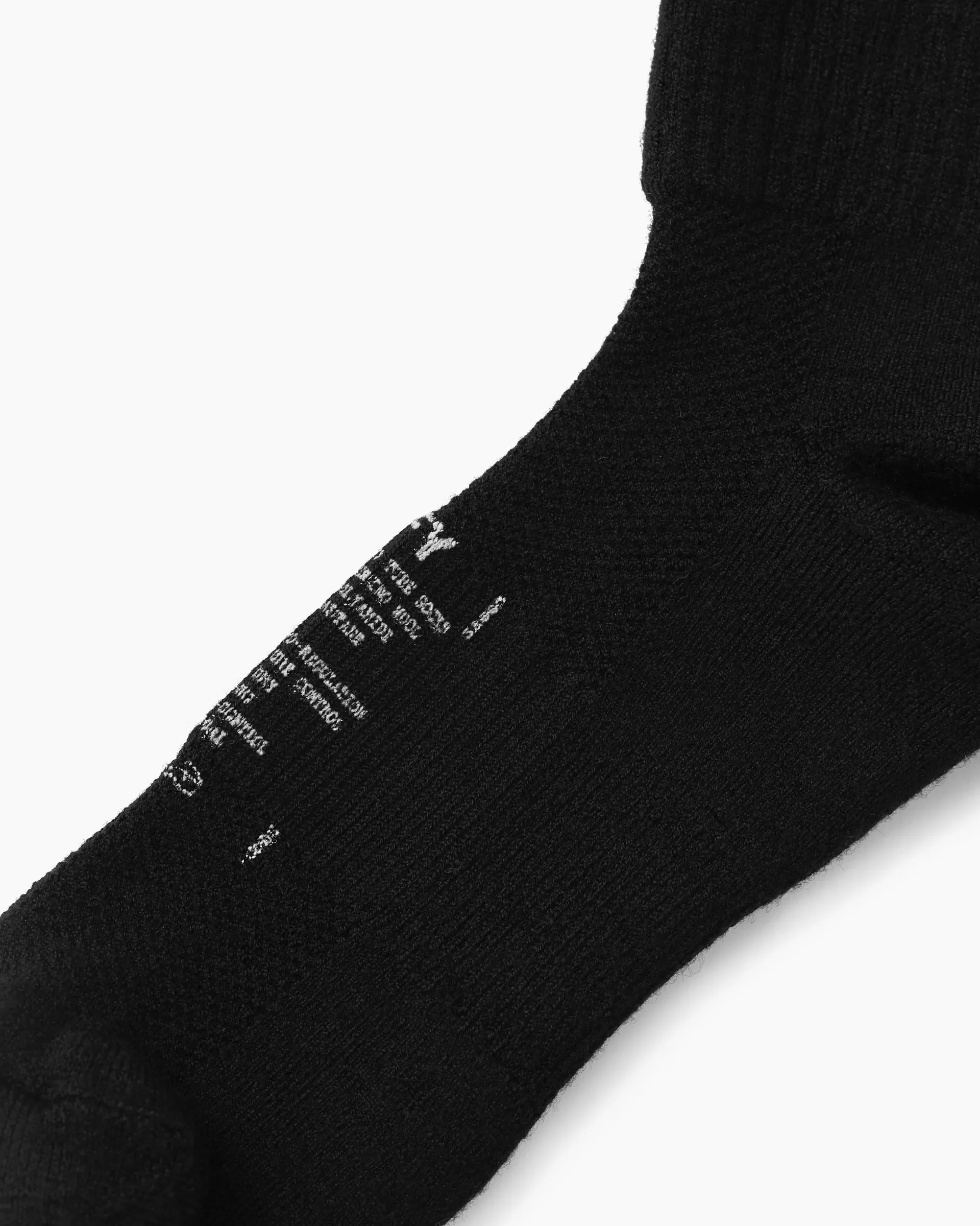 Merino Tube Socks Black Tie-Dye