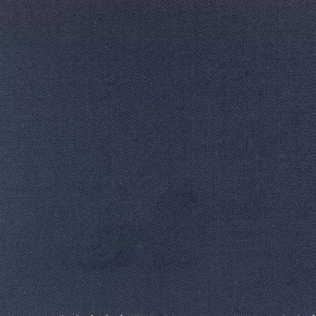 Midnight Blue Plain Weave Flannel With Comfort Stretch