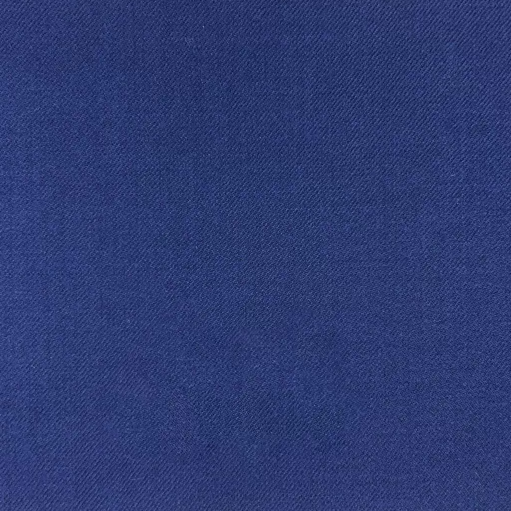 Navy Plain Weave Flannel With Comfort Stretch