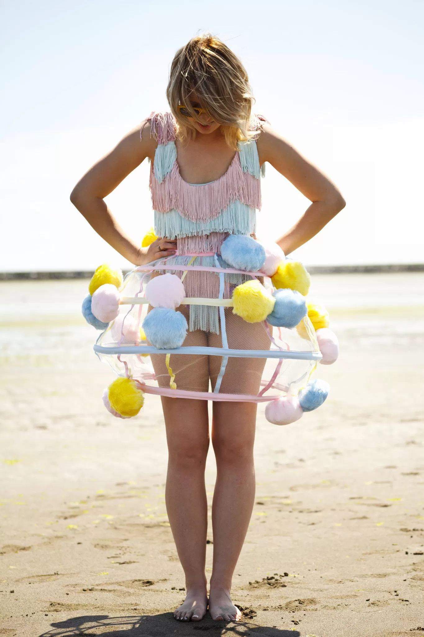 Pastel Fringe Bodysuit