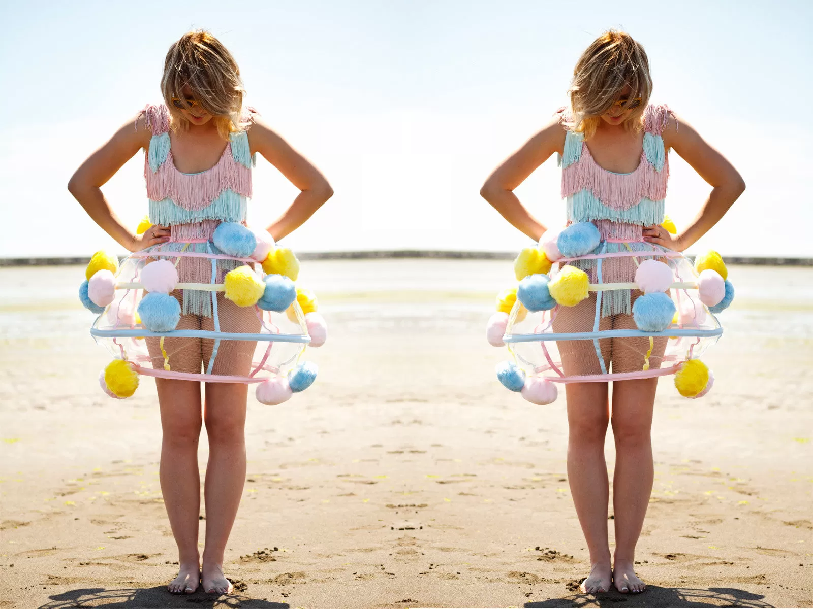 Pastel Fringe Bodysuit