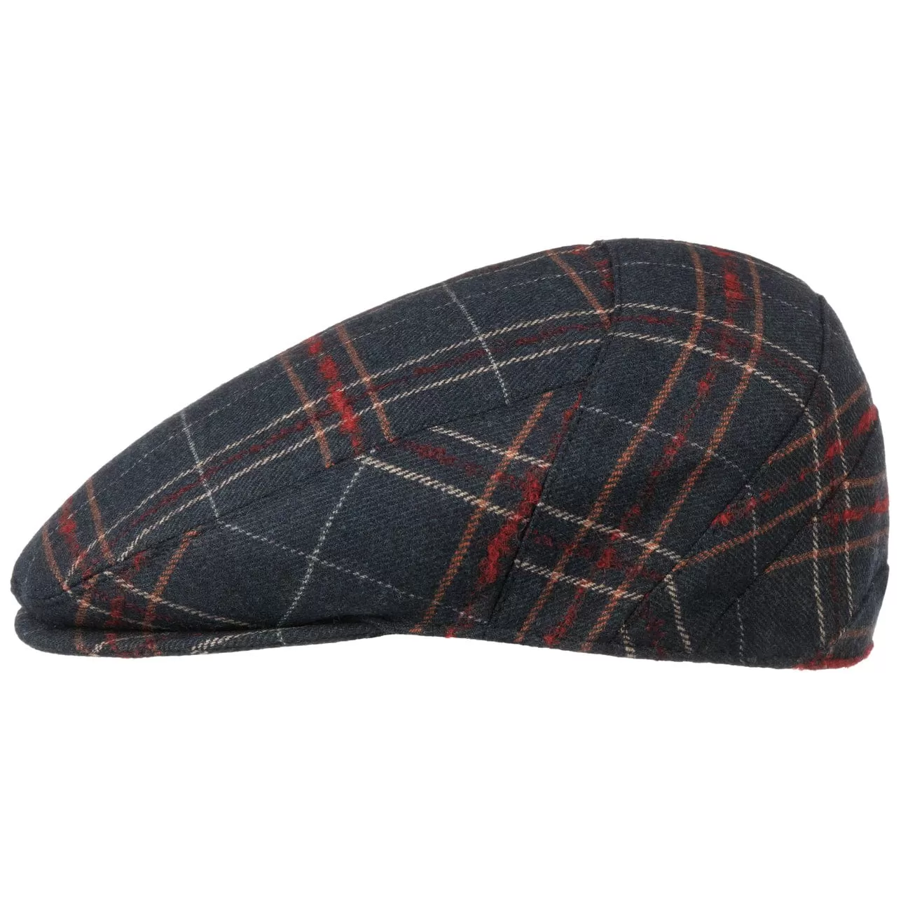 Pastoso Check Flat Cap by Borsalino