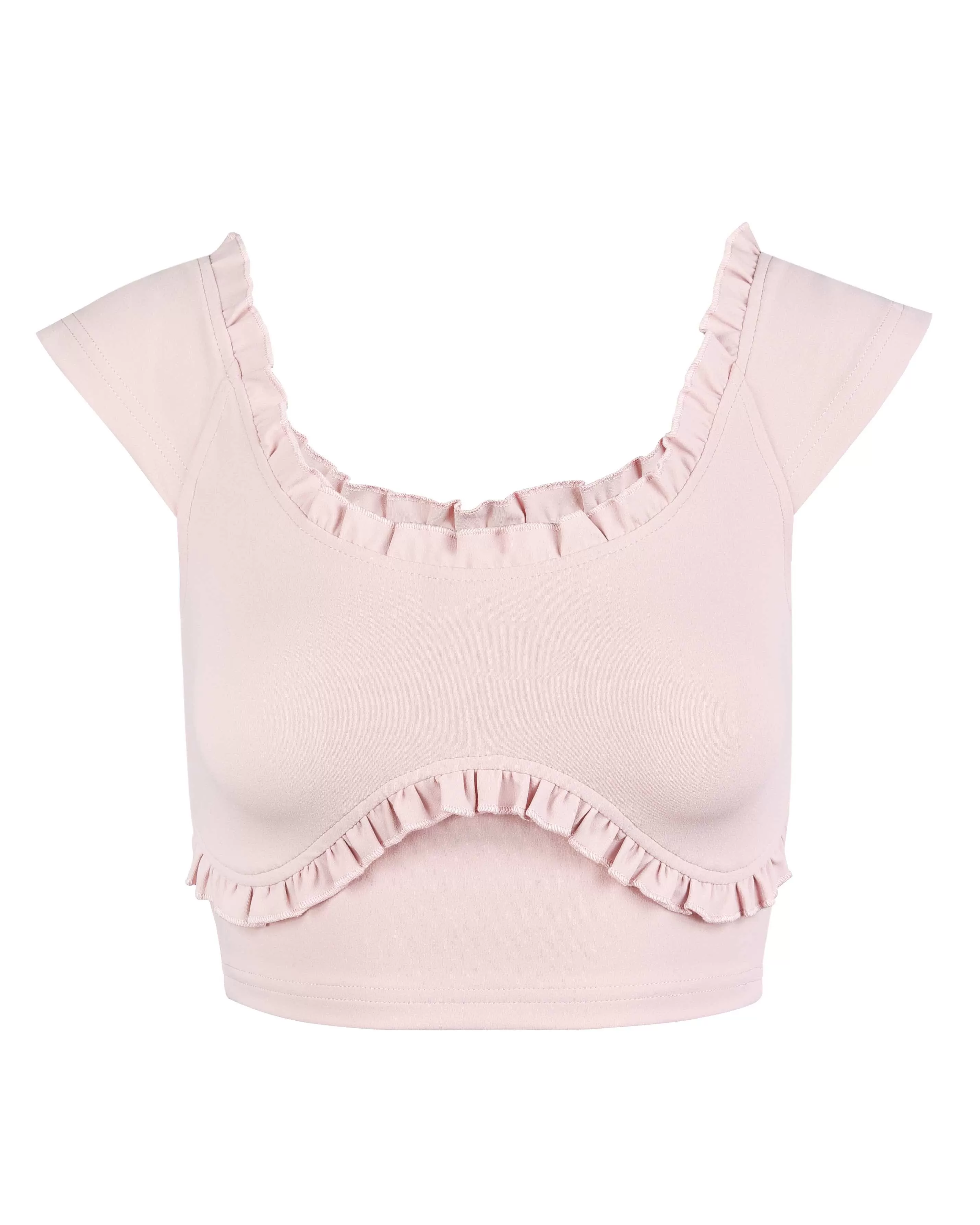 Petunia Swim Crop - Rose