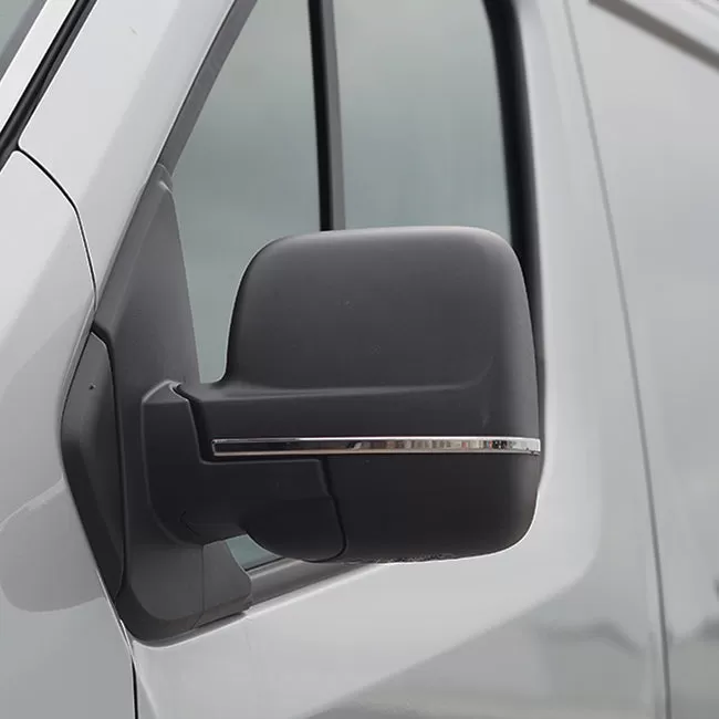 Renault Trafic campervan Wing Mirror Trims Stainless Steel