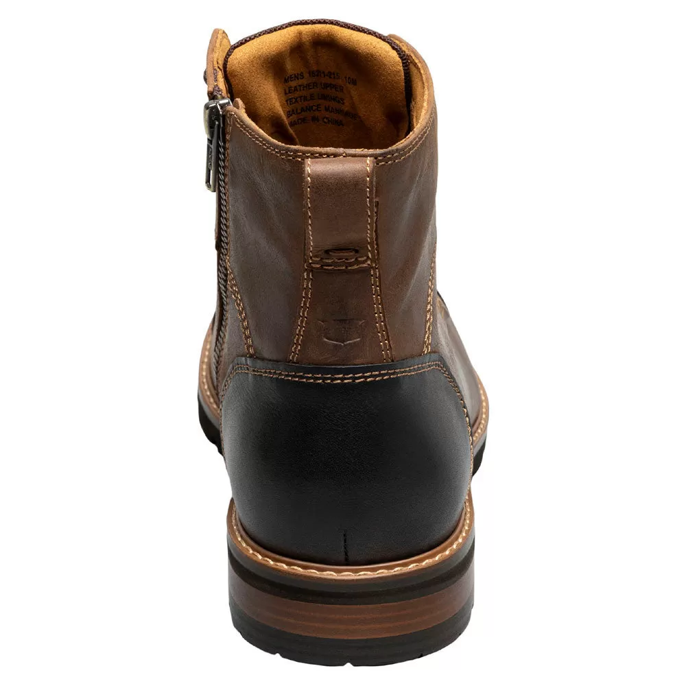 Renegade Cap Toe Brown Crazy Horse Lace Up Boots