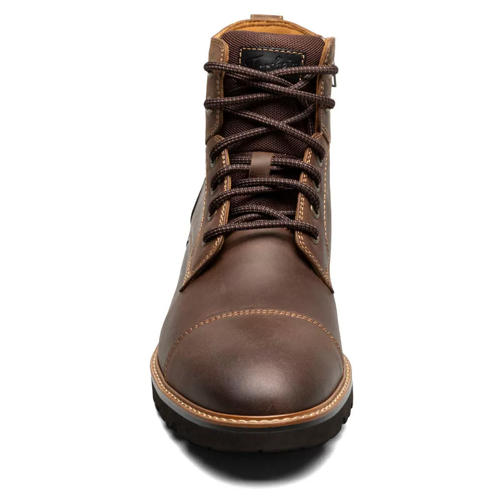 Renegade Cap Toe Brown Crazy Horse Lace Up Boots