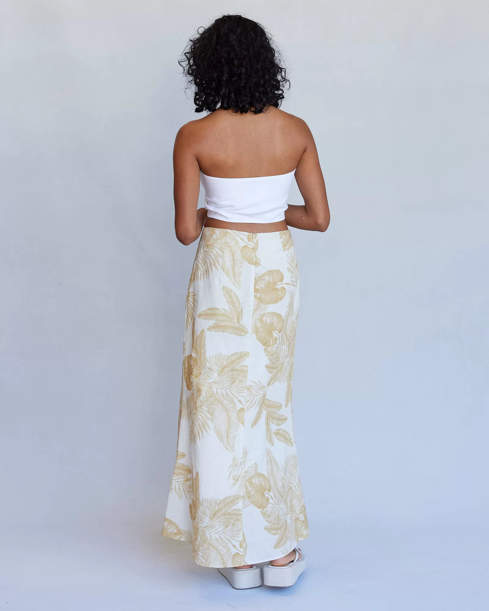 Samara Linen Maxi Skirt