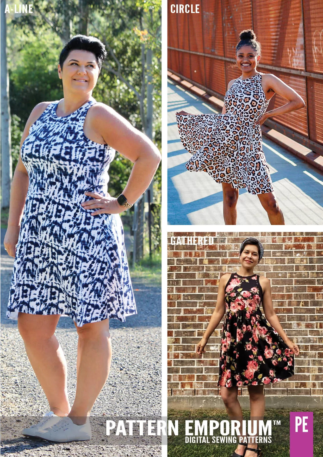 Tank Dress 3-Ways | Sewing Pattern