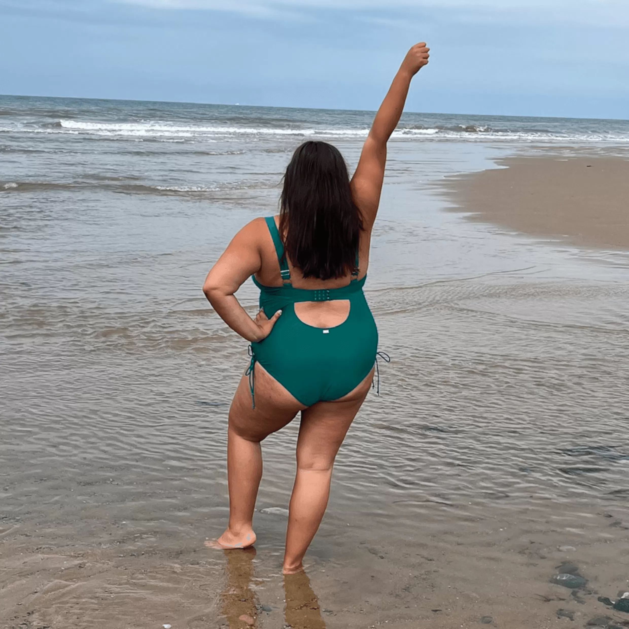 That loving feel'in Maternity Swimsuit - Teal