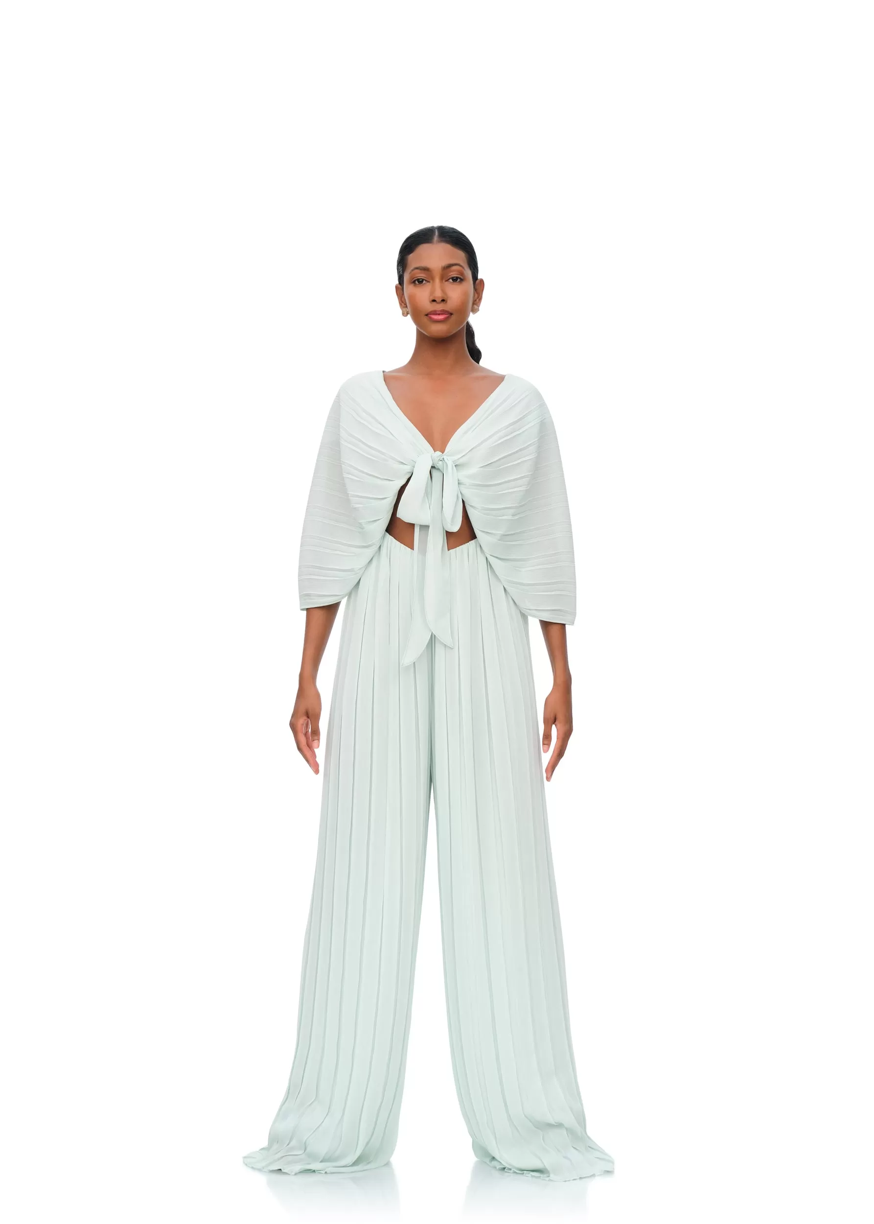 Thero Jumpsuit | Mint Blue