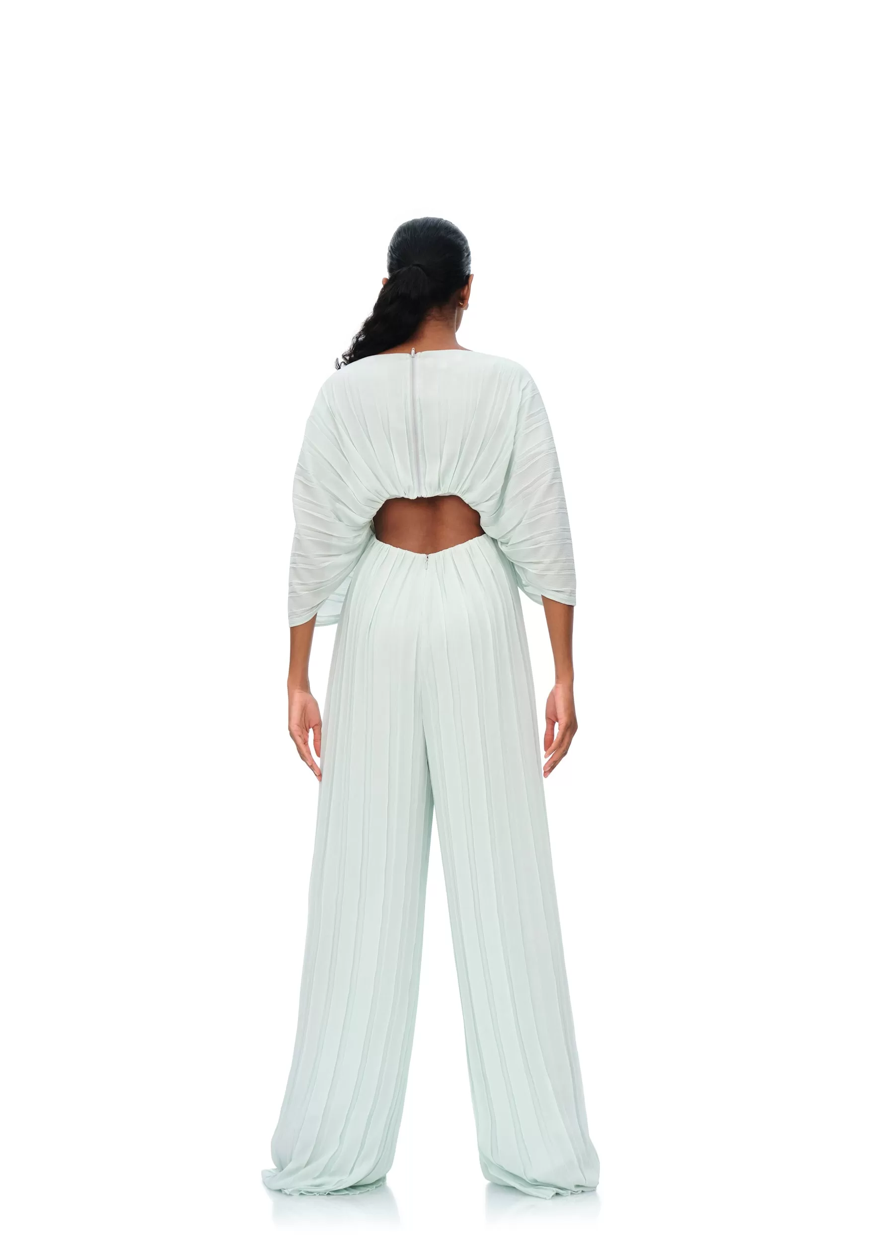 Thero Jumpsuit | Mint Blue