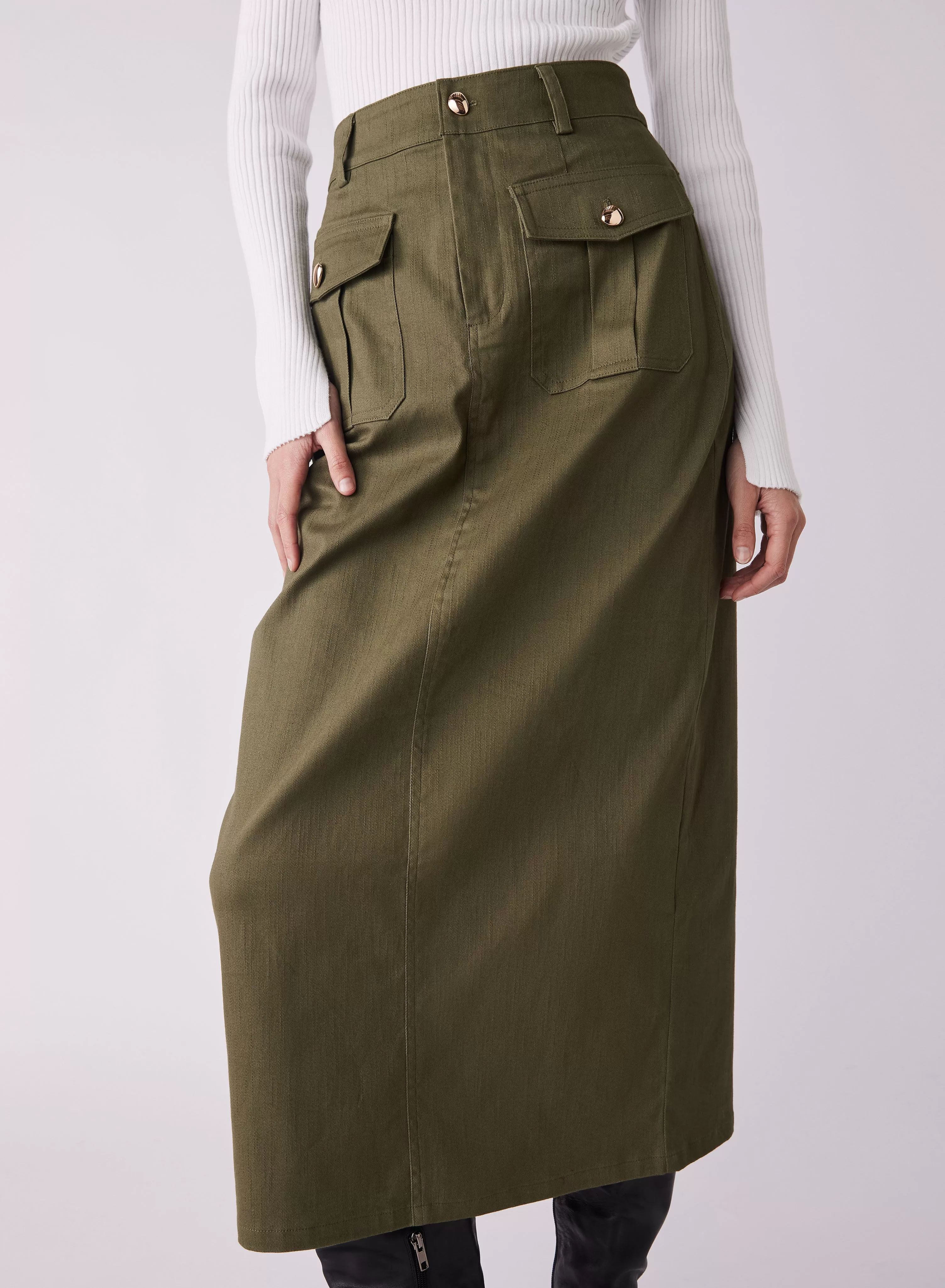 Uptown Skirt Khaki