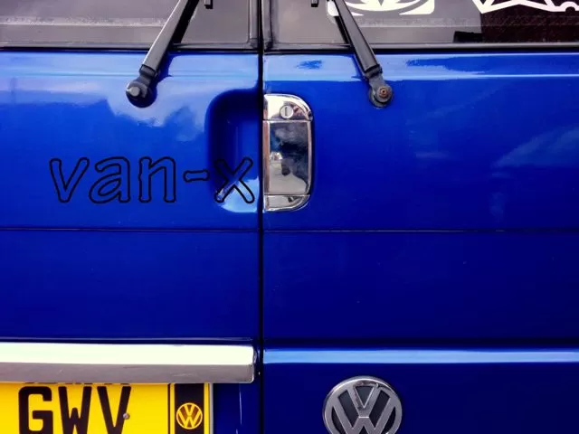 VW T4 Transporter campervan Barndoor door Handle Cover Stainless Steel DIY conversion