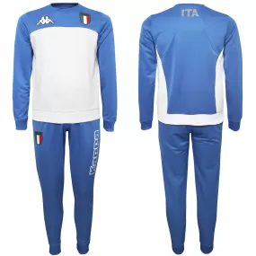 WISPAN ITA - Sport Suits - TRACKSUIT - Man - WHITE-AZZURRO ITALIA